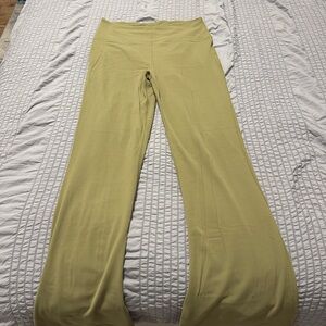 lululemon athletica Wide Leg Pants in Olive Green